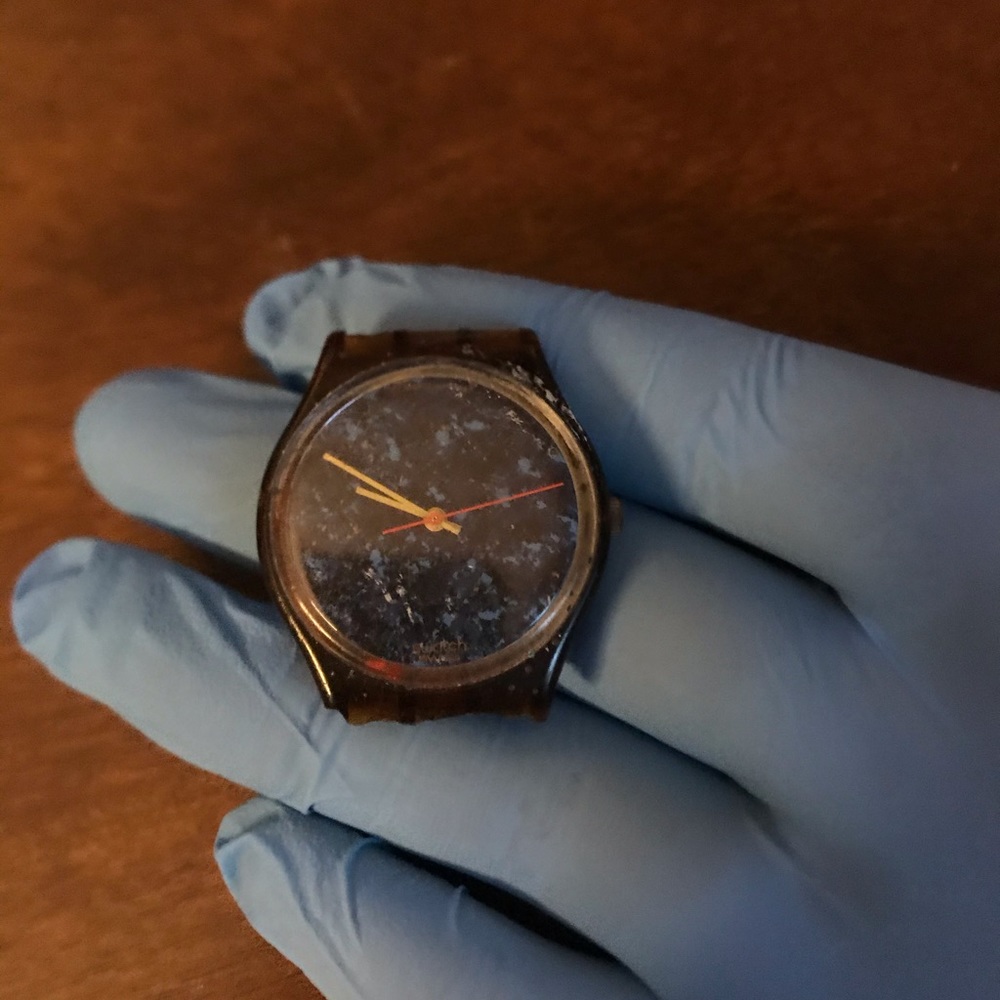 Vintage swatch watch face